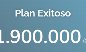 Plan Exitoso $1.900.000/COP